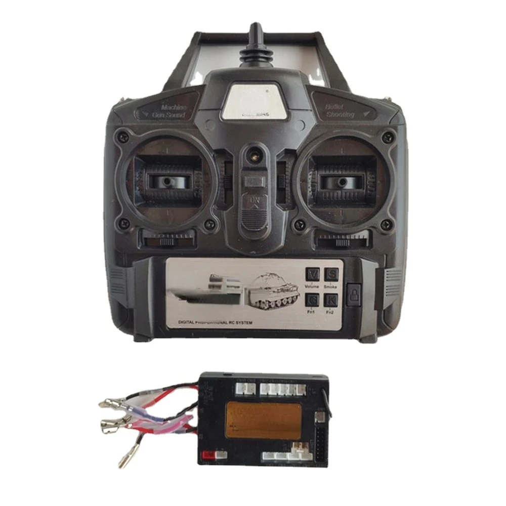 

Tank Accessories 7.0 Main Board Remote Control 2.4G Control System Infrared Fighter Smoke Emitter