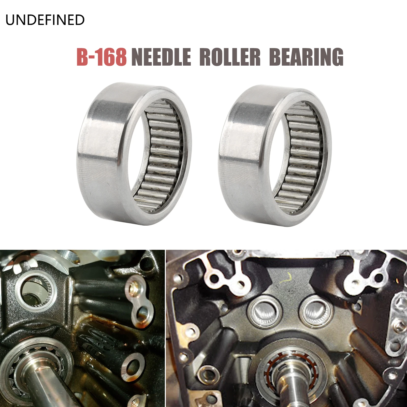 Fit For Harley Twin Cam 2007-2017 Dyna Fat Bob 2006 Replace part #24018-10 2 Pieces Silver B-168 Inner Cam Needle Roller Bearing