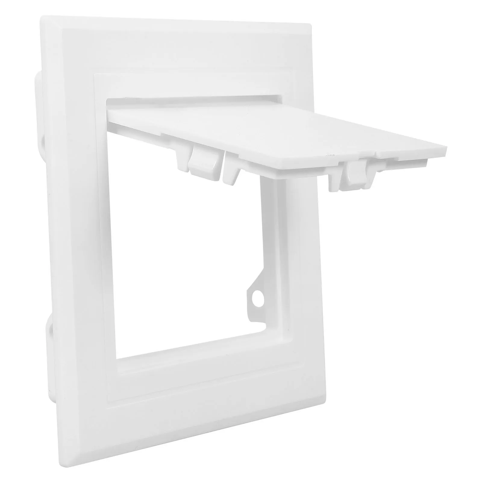 

Pipeline Cover Plate 100mmx100mm White Plastic Bathroom Access Panel for Walls Shower Drainage System Plumbing Kitchen