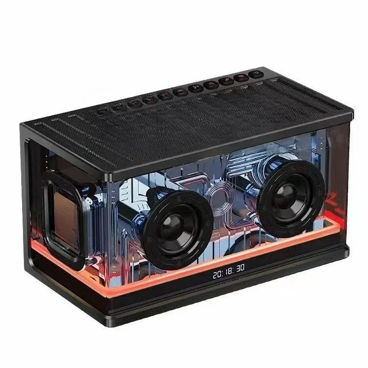 

Game mechanical wind desktop 2.1 overweight subwoofer card audio colorful wireless bluetooth speaker
