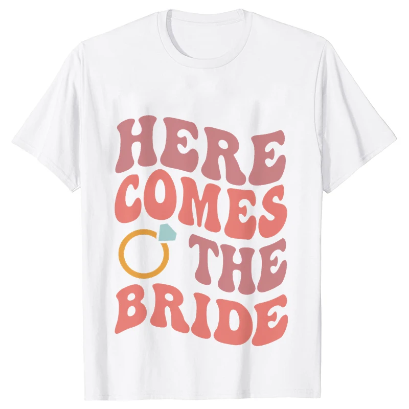 Team Bride Group t-Shirt ragazze Single addio addio addio al nubilato camicia donna favore festa nuziale top qui arriva la festa Tees