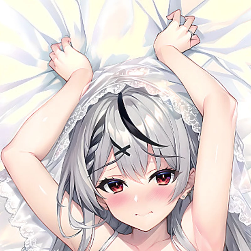 New Pattern Dakimakura Anime Sakamata Chloe Double-sided Print Life-size Body Pillow Cover Bedding Gifts