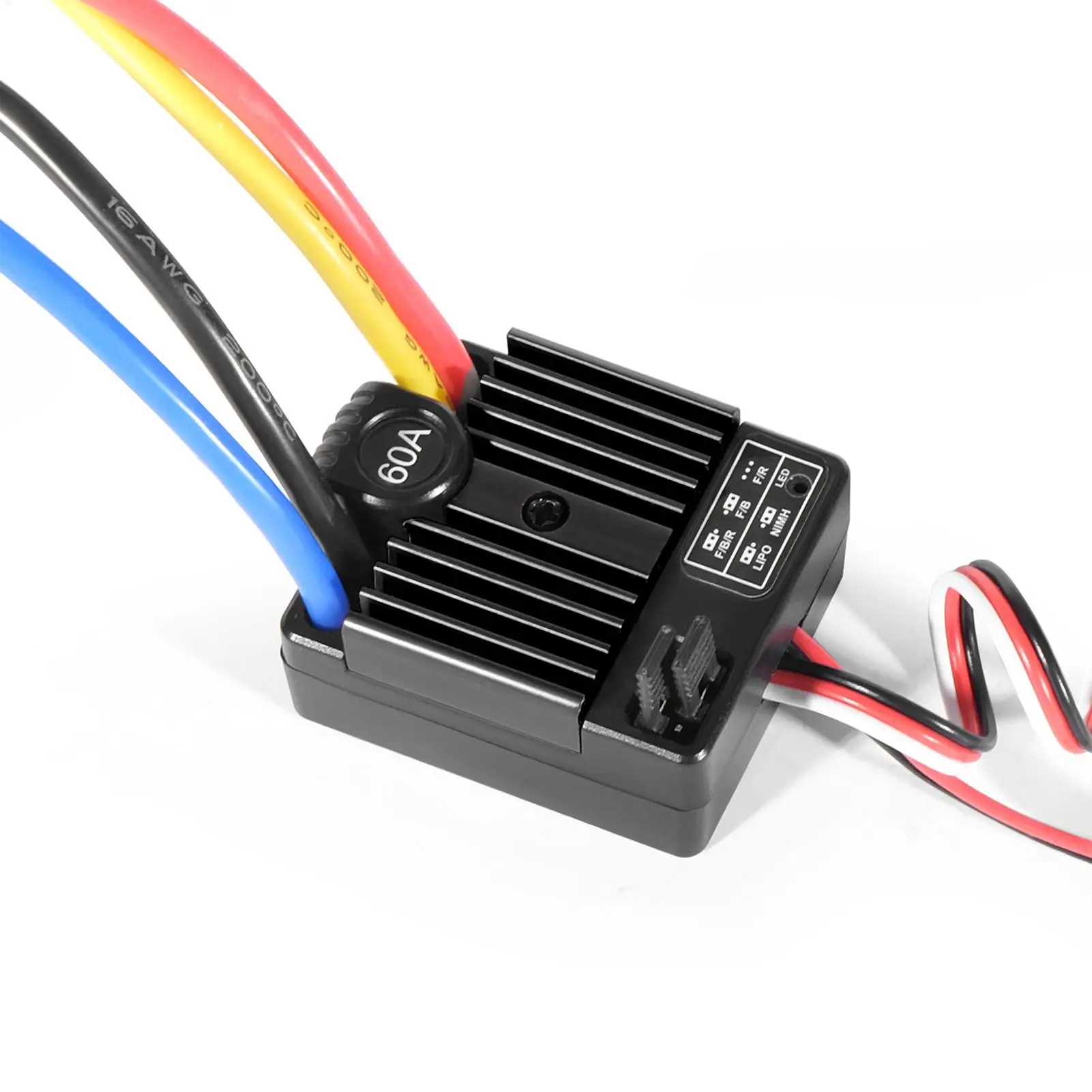 Speed Controller Waterproof 1/10 RC Car Brushed Regulator Module Brushed Speed Controller For Outdoor Dirt Sand Rainy Day Beach view 4