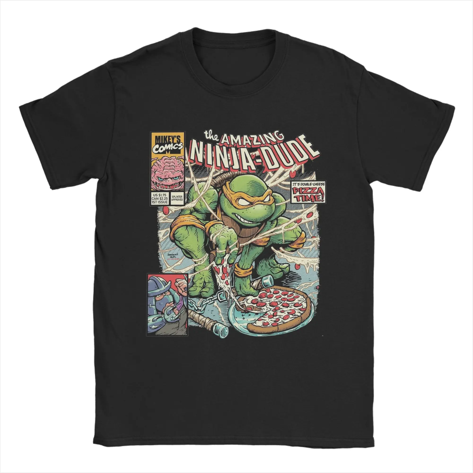Amazing Is Ninja Turtles The Most Trending Thing Now T-Shirts Men Pure Cotton T Shirts  Short Sleeve Tee Shirt Printed Clothes