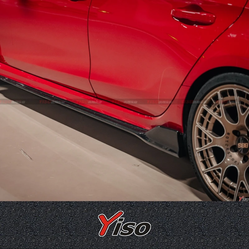 

Suitable for TypeR FL5 OEM side skirts Modified encirclement Carbon fiber hem skirts Carbon fiber TypeR FL5 side skirts