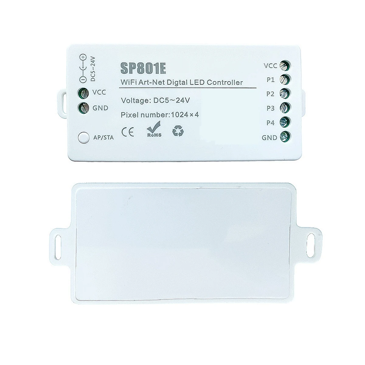 SP801E WIFI Phantom Controller Bluetooth Wifi Dual Mode Rechthoekige lichteffectiecontroller