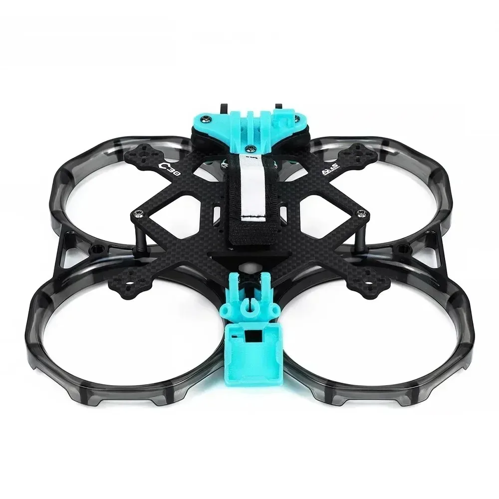 Estrutura Cinewhoop de carbono Axisflying C30/C35 - Protetor de suporte leve de 138 mm/152 mm para FPV e drones de corrida"