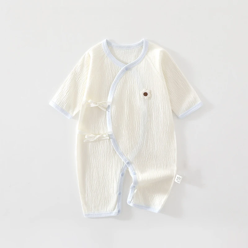 Autumn A-Class Cotton Baby Long Sleeve Romper Seamless Soft Infant Bodysuit Breathable Daily Outfit for Newborns