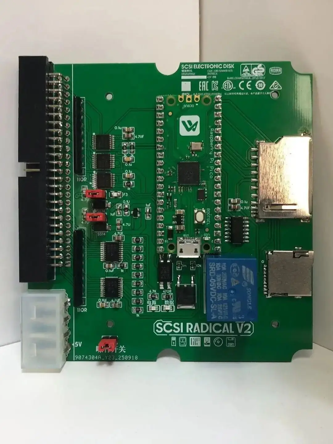 Adapter konwerter karty SD/TF na dysk twardy SCSI 50-pinowy do vintage Mac PC, bezpośredni transfer plików przez USB, redukcja szumów — zdjęcie produktu 6