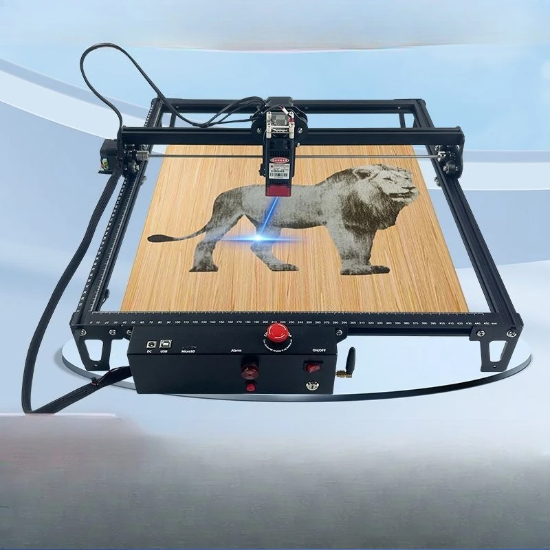 

Small automatic desktop cutting machine printer lettering machine stall leaf laser engraving machine