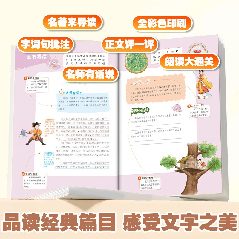 Ancient Mythology Stories for Kids, Greek & World Mythology, Classic Chinese Legends, Extracurricular Reading Books Collection