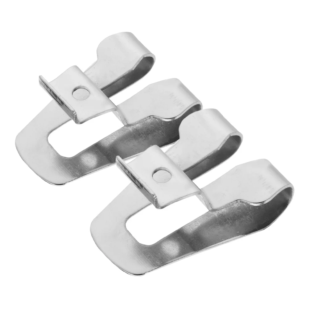 

2Pcs Drill Clip Hook Replacement for Power Drill Driver Metal Belt Clip Heavy Duty Secure Fit for DIY Tool Organization