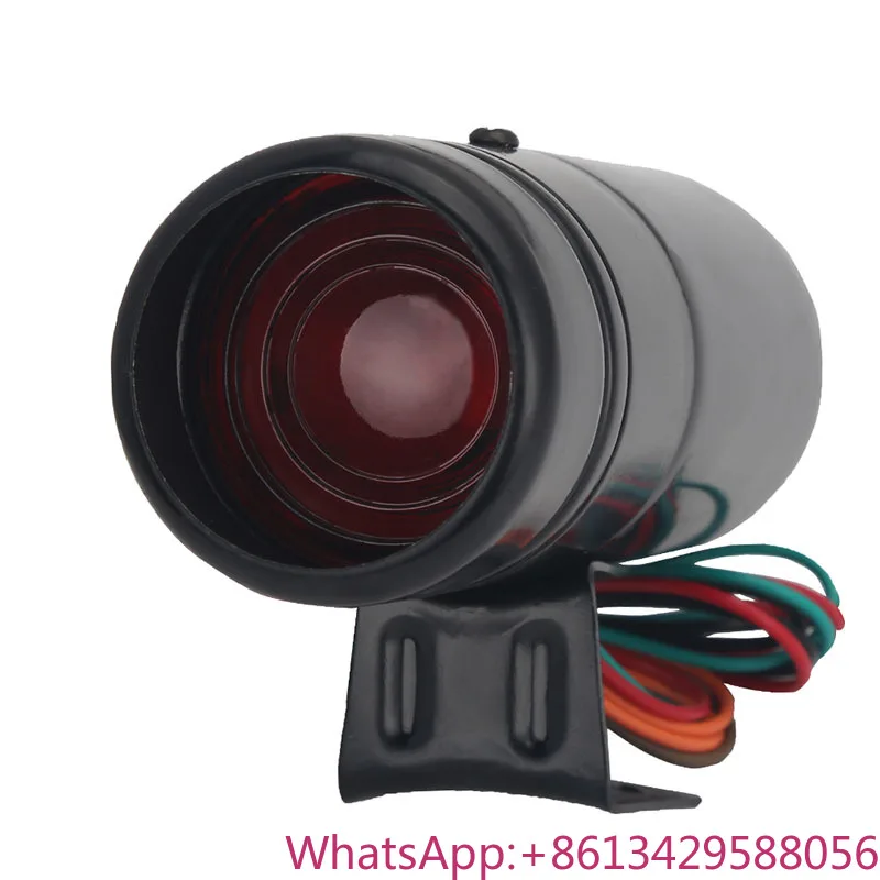 

Auto Universial Black Adjustable Digital RPM Tachometer Red LED Shift Light 1000~11000 RPM