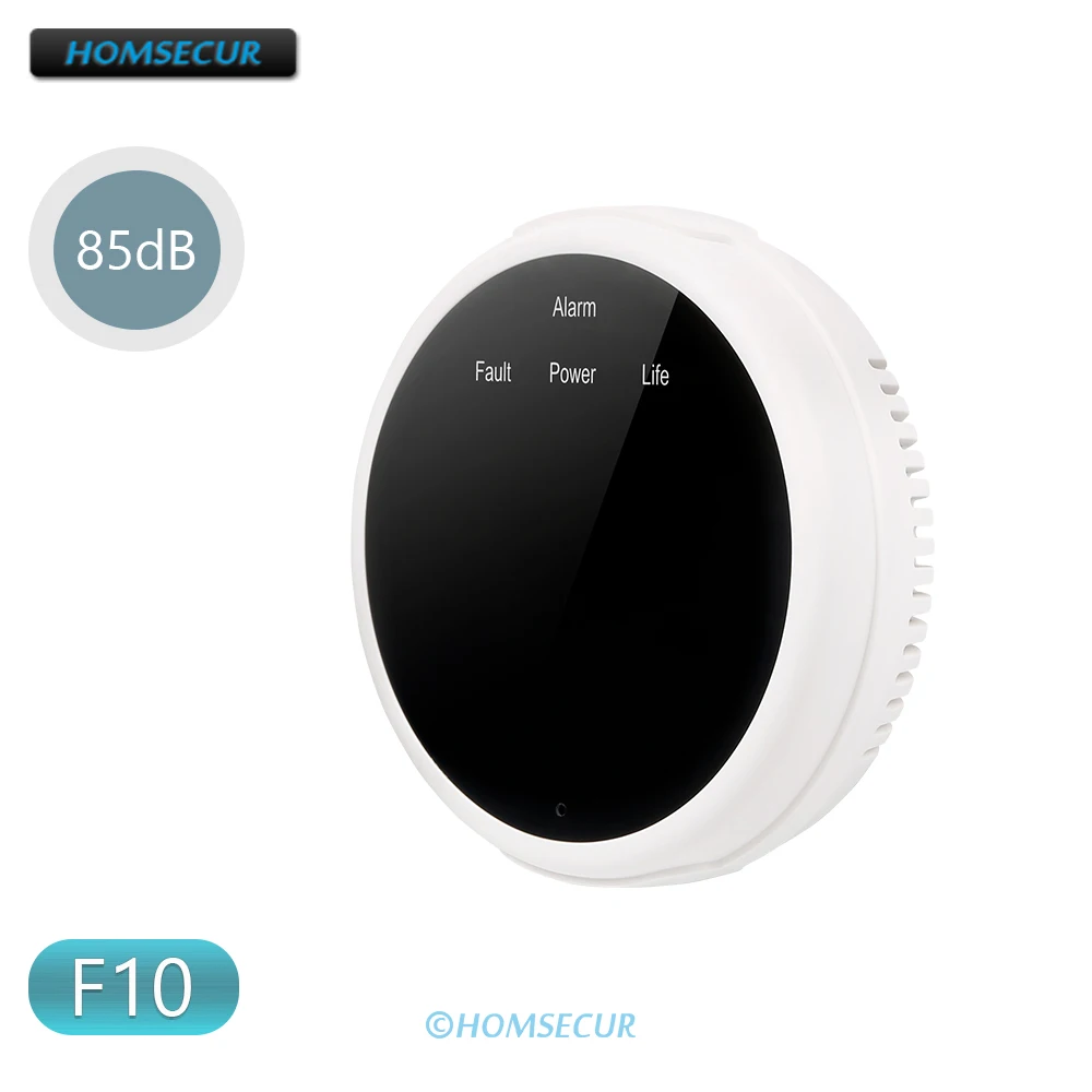 

F10 Wireless Gas Carbon Monoxide Detector Sensor 85dB 433MHz for WIFI 4G HOMSECUR Home Security Alarm System