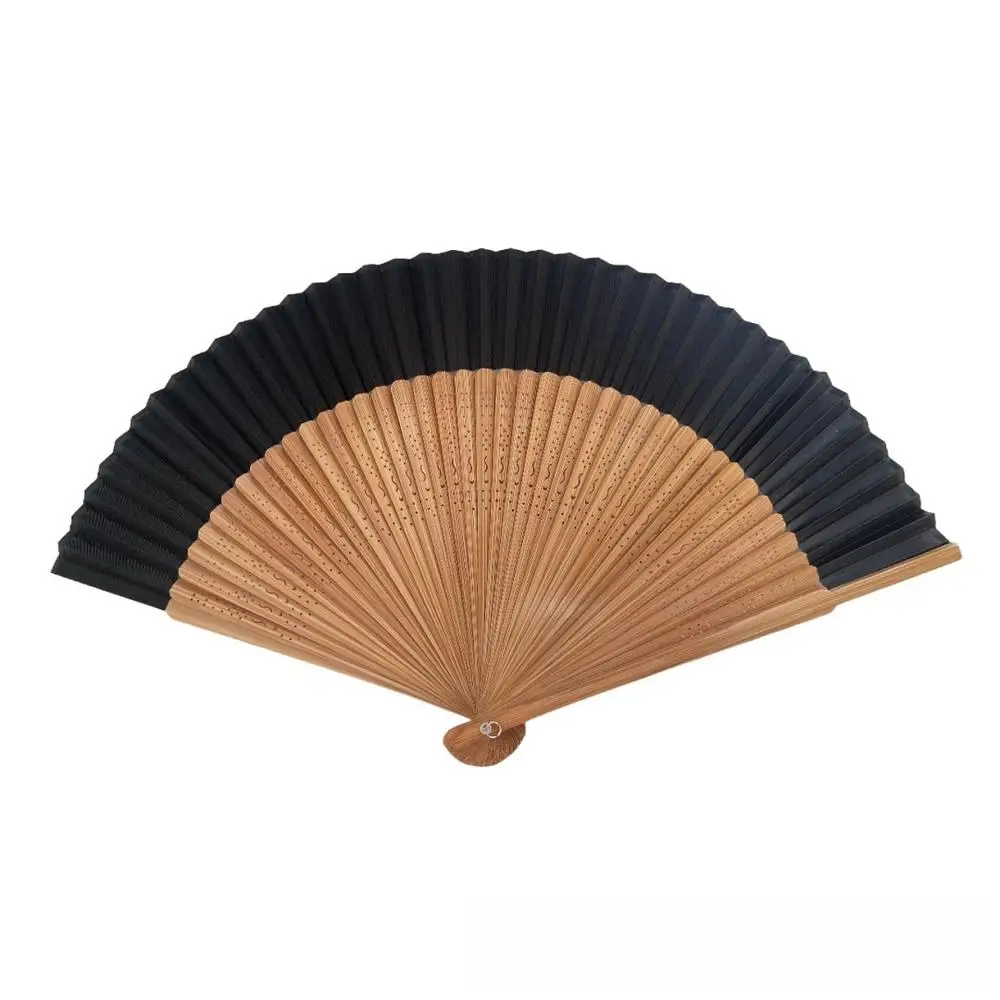 Chinese Style Bamboo Folding Fan, Classical Carving Craft