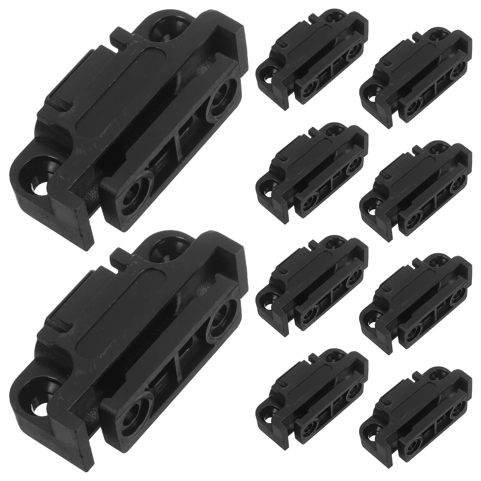 10Pcs Easy Install Plastic Corner Connector Bracket for Roman Columns Wall Panels Wooden Boards Shelf Support Heavy Duty Angle