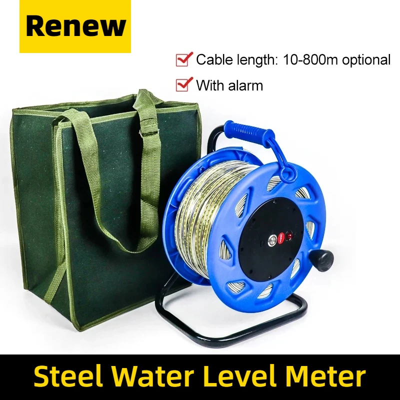 Ground Water Level Sensor Sounder Level Measurement Deep Well Depth Meter Wells Tank Level Detector