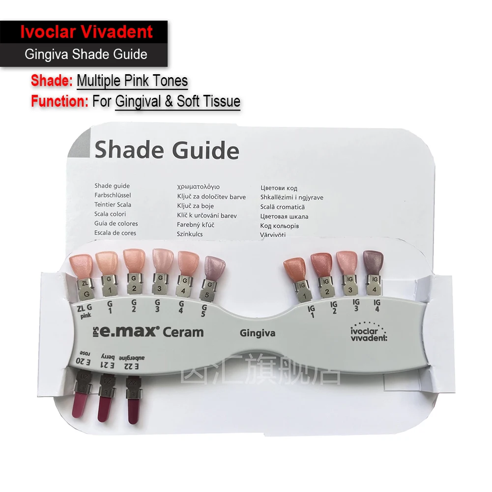 Ivoclar Dental Shade Guide Crown Restoration Bleach Comparator Porcelain Plate Prepared Teeth Gingiva Composite Resin Toothguide view 6