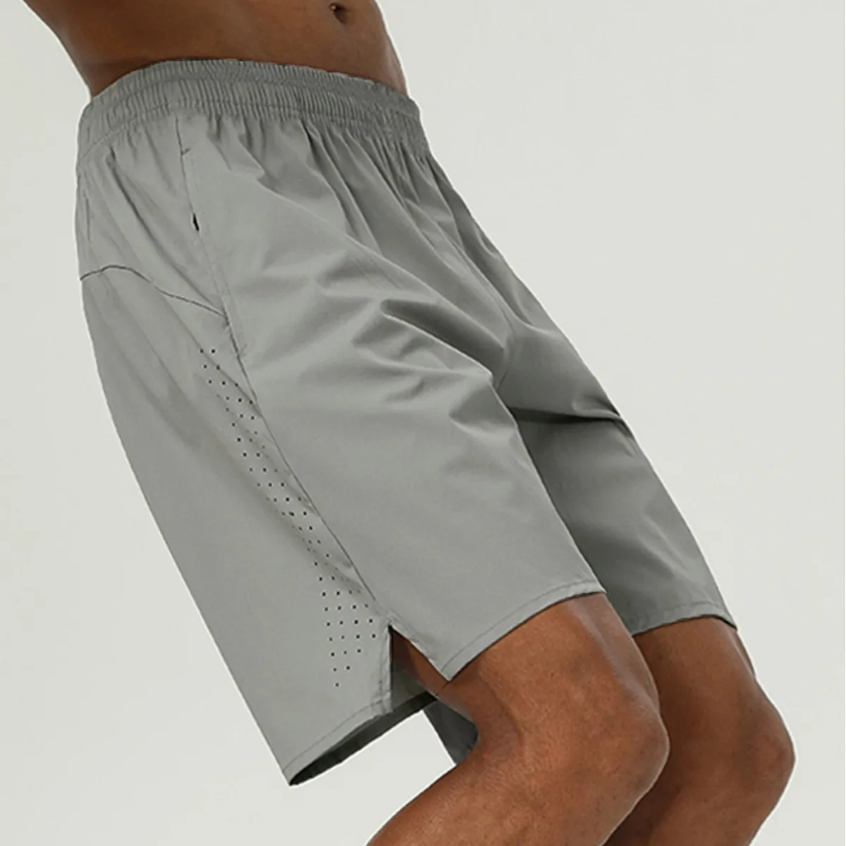 Light Weight Men Shorts Quick Dry Polyester Gym Running Shorts Zipper Pockets Fashion Casual Shorts