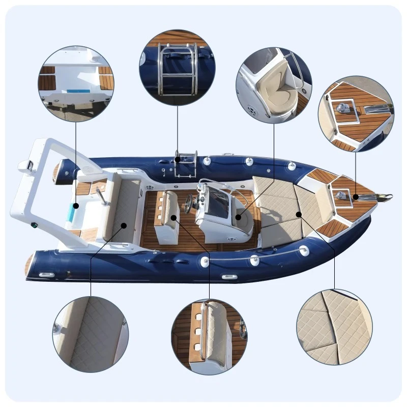 CE Certified Canoe Pedal Patrol Inflatable Rib Boat Electric Power Fiberglass PVC Motor Boat Surfing Lake Double Model Engine