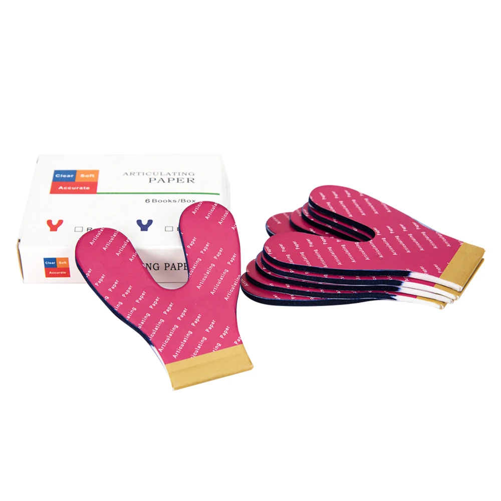 

Precision Biting Paper for Occlusion Horseshoe Shaped Accurate Thickness for Denture Alignment and Bite Assessment