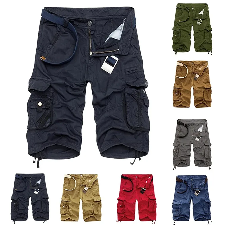 

Mens Cargo Shorts 2024 Brand New Camouflage Tactical Shorts Men Cotton Loose Work Casual Short Pants Plus Size