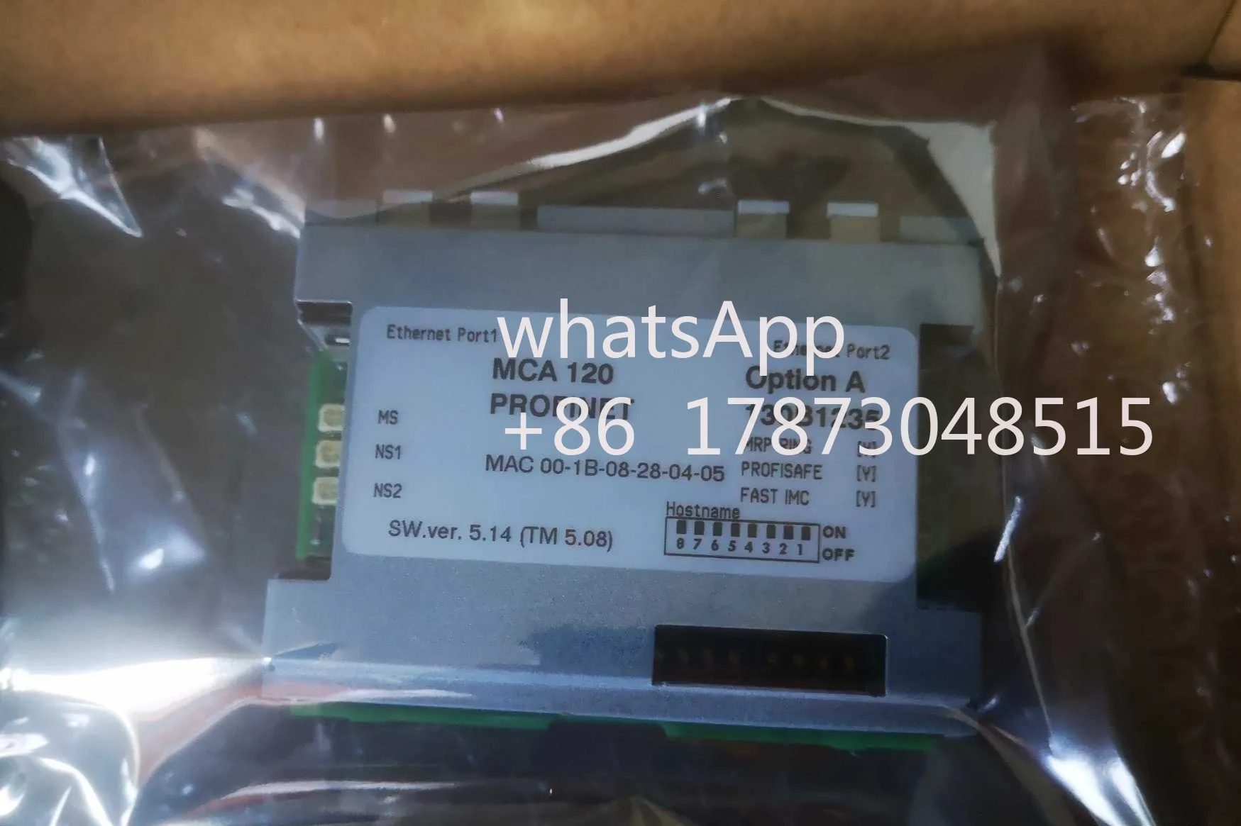 VLT® PROFINET MCA120 130B1135 Ethernet communication 130B1235 Danfoss Inverter