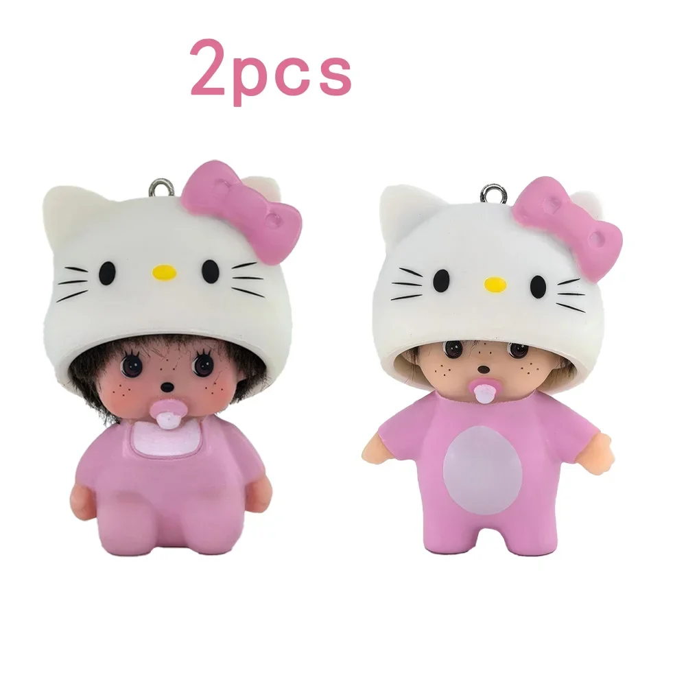 Monchhichi Sanrio Keychain Cute Cartoon Doll Gift