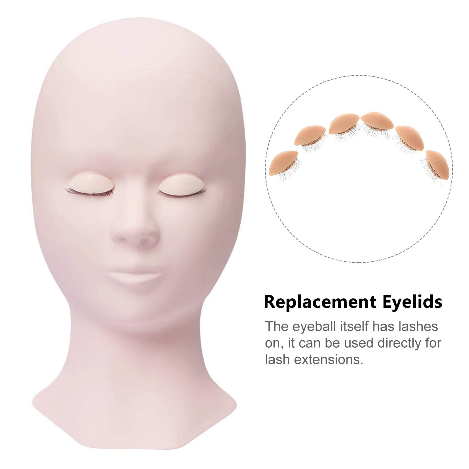 แผ่นซิลิโคนฝึกต่อขนตาคุณภาพสูง สำหรับฝึกฝนการต่อขนตา ใช้ซ้ำได้