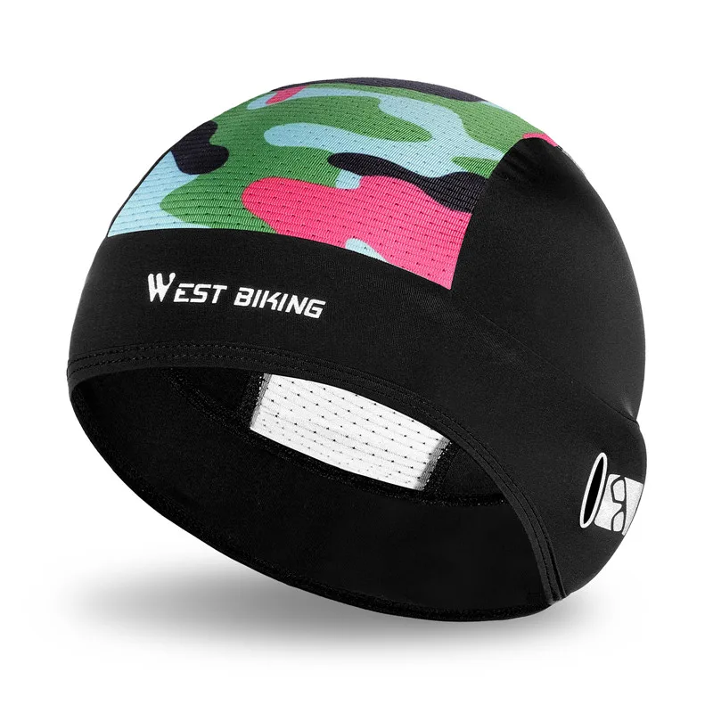 

Велосипедная шапка WEST BIKING Ice Silk: летняя, быстросохнущая, дышащая, подшлемник для MTB и шоссейных велосипедов, спортивная, с отверстием для очков