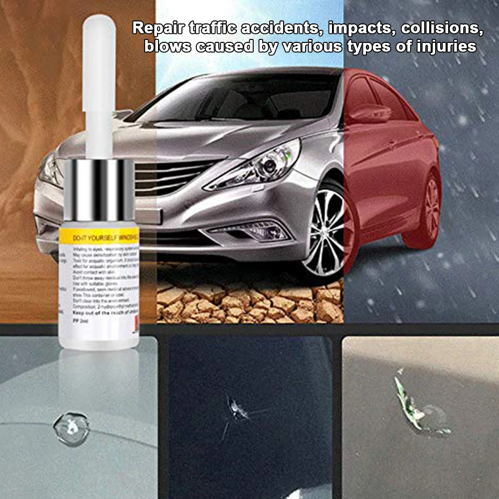 Car Vehicle Window Glass Repair Gel Windshield Scratch Crack Repair Polishing Tool Auto Repairing Maintainance Tool