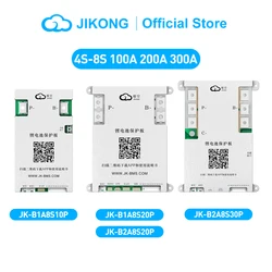 JIKONG BMS 4S 8S 12V 24V Bilanciamento attivo BMS Smart BMS 100A 200A 300A Lifepo4 Li-Ion Lto Batteria