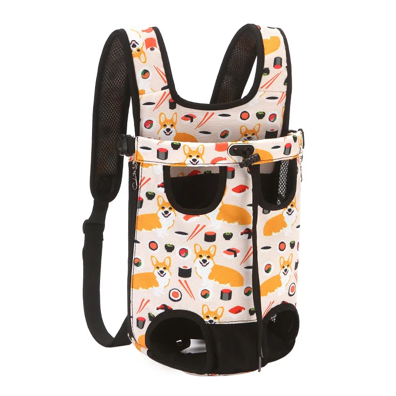 

New Pet Cat Dog Bag Fashionable and Breathable Pet Outgoing Portable Bag Pet Chest Backpack