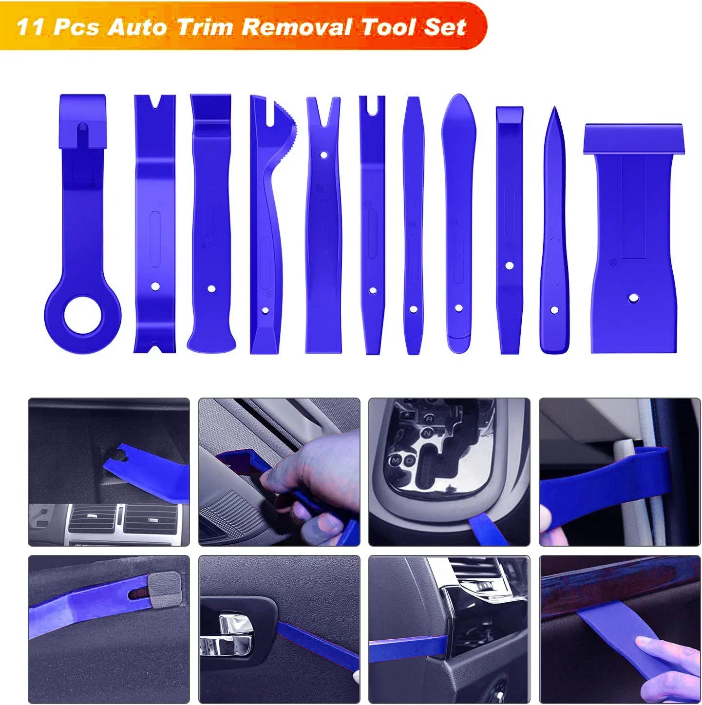 Universal Car Clip Alicerça Kit Removedor de Fixador, Ferramentas Pry, Auto Guarnição Remoção para Traço Do Carro, Painel Da Por