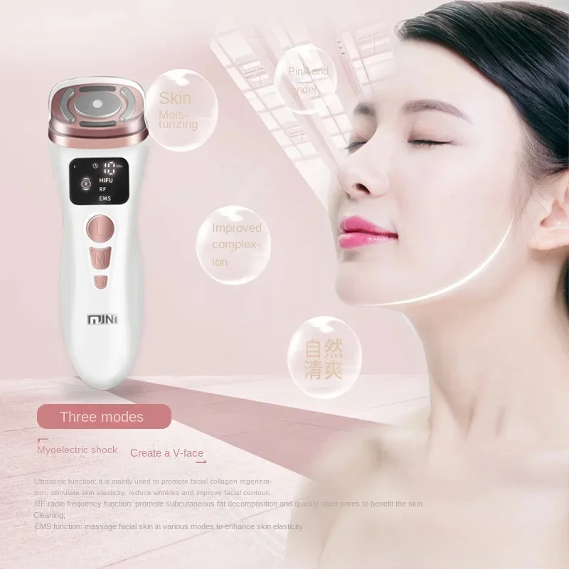 

RF Radiofrequency Introducer HIFU Mini Ultherapy EMS Lifting Firming Skin Rejuvenating Radiofrequency Instrument