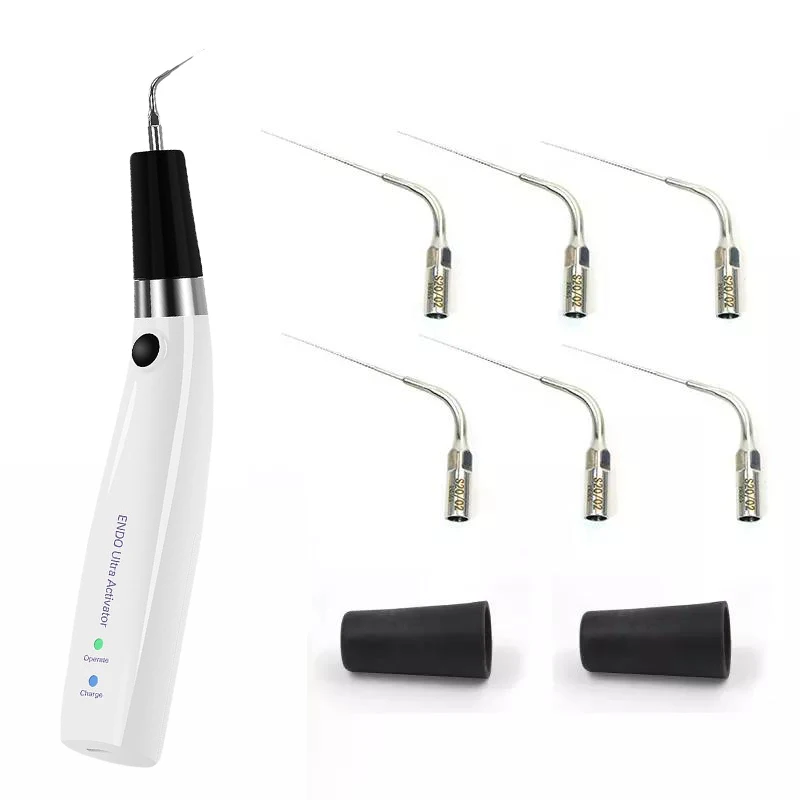 Denta l Portable Cordless Ultrasonic Activator for Root Canal Clean Denta l Led Ultra Endo Activator