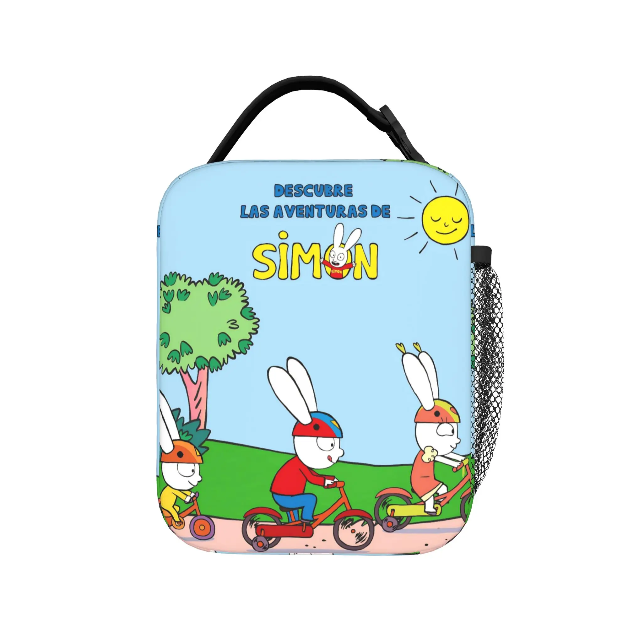 Simon Super Rabbit Merch Insulated Lunch Bags For School  Storage Food Boxes Portable Cooler Thermal Lunch Boxes