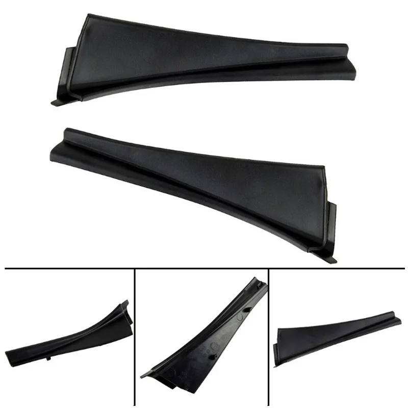 1 Pair For Nissan Qashqai J10 2008-2015 Car Front Windshield Wiper Side Trim Cover Water Deflector Cowl Plate Left Right Side