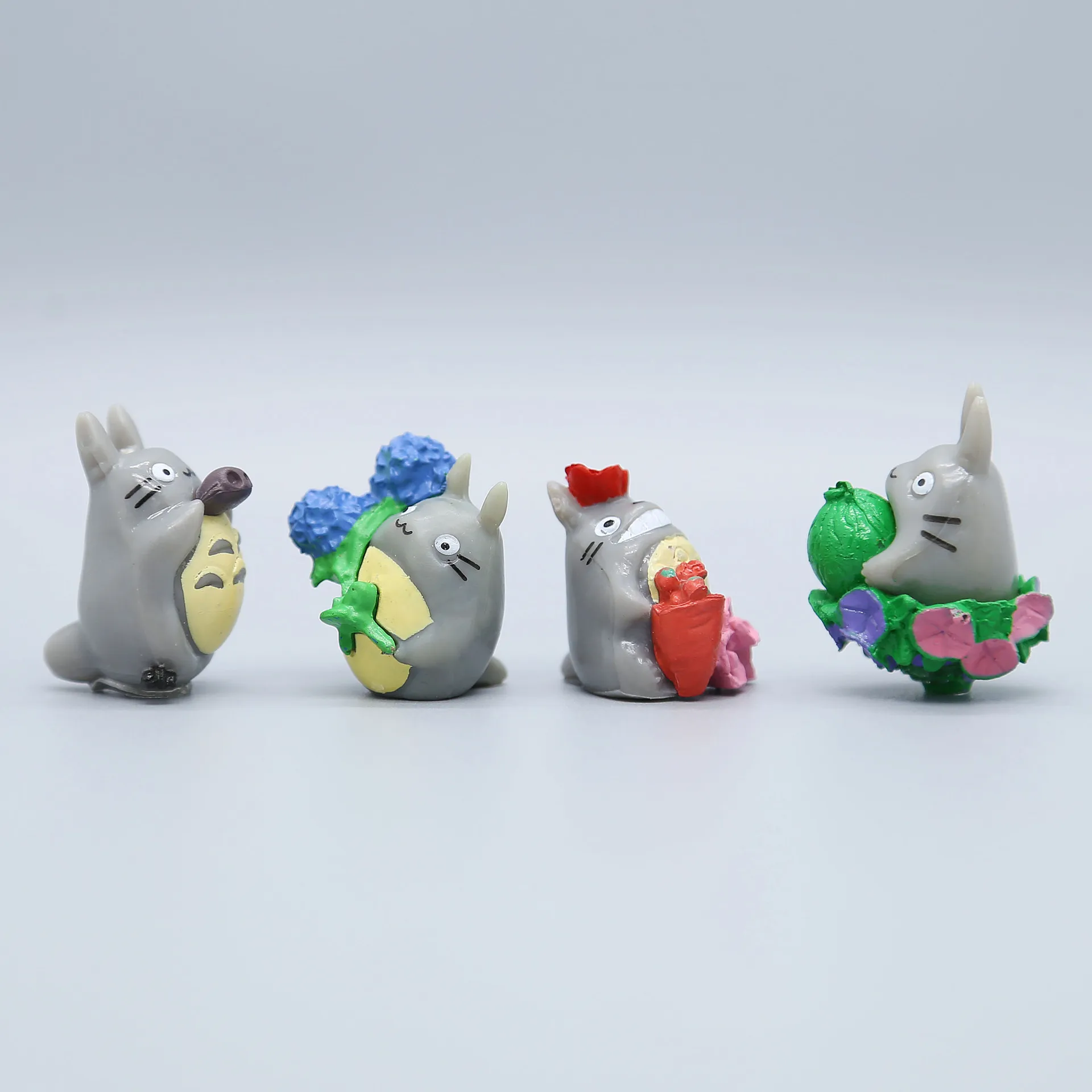 1-12 stücke Anime Miyazaki Hayao Serie Totoro Figur Mini Statue Niedlichen Spielzeug Zimmer Ornamente Pvc Figuren Spielzeug Kind geschenke Sammlerstücke – Detail 17