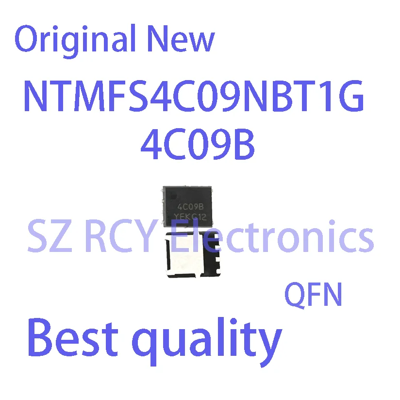 (5- PCS)New NTMFS4C09NBT1G Top Mark 4C09B QFN MOSFET IC Chip electronic