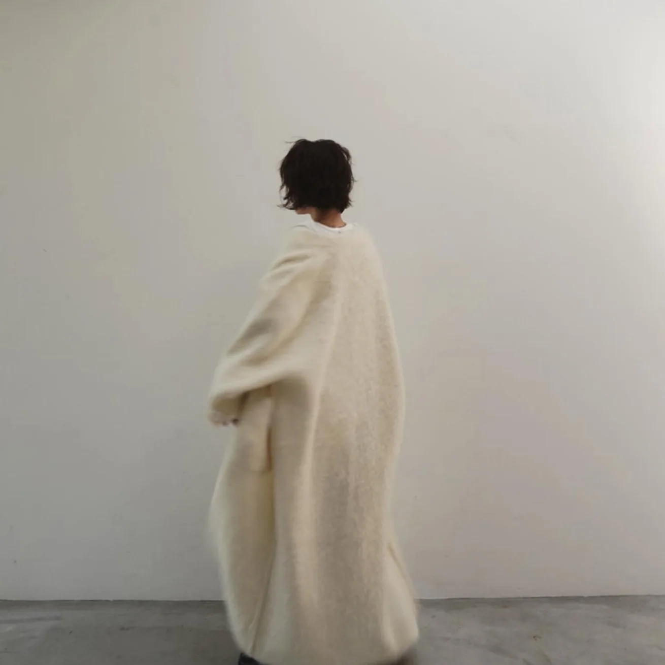 

Gagarich, мода 202, осень-зима, новый японский мягкий клейкий мохеровый длинный кардиган с длинными волосами, вязаное пальто, топ