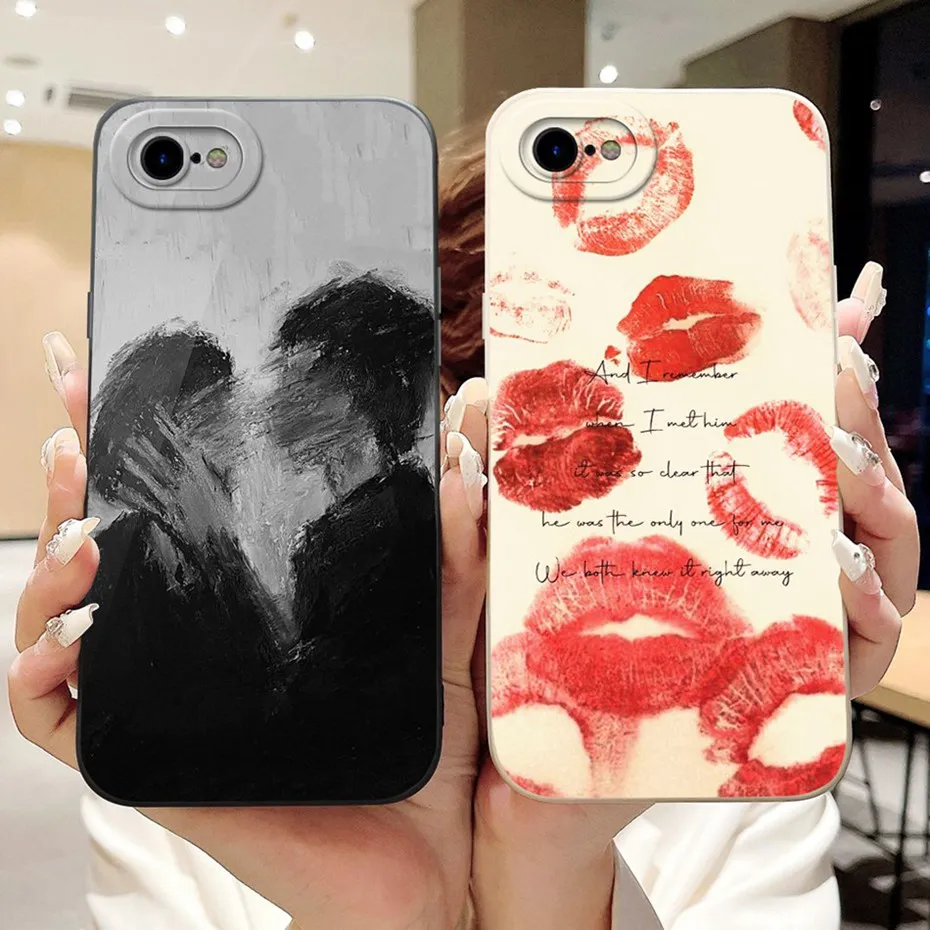 New Design For Funda iPhone 7 8 Plus SE 2020 2022 Lens Protective Case For iPhone7 iPhone8 7Plus 8Plus Soft Silicone Phone Cases