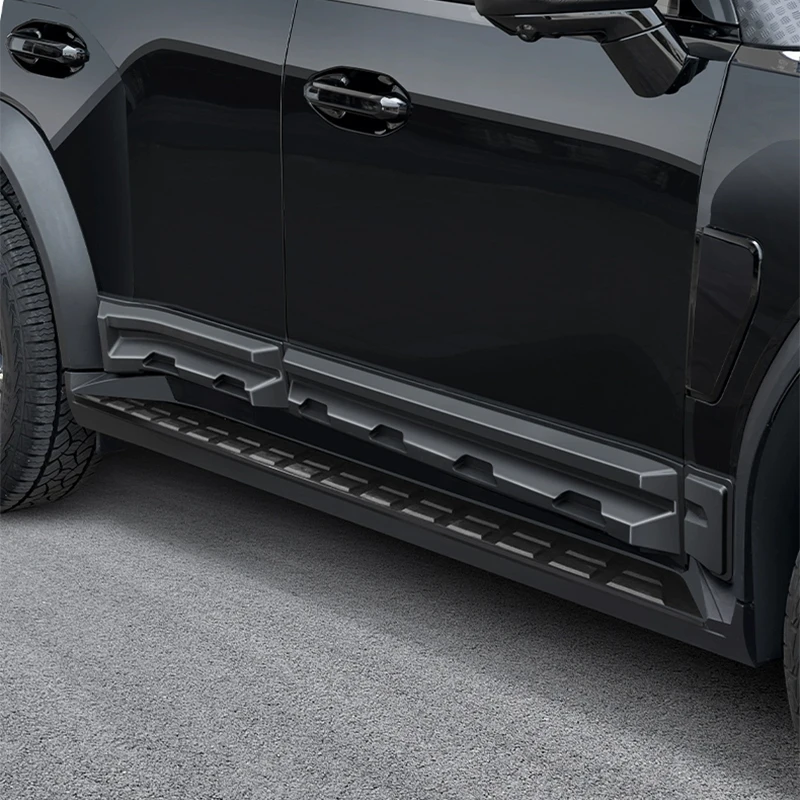 

Car Body Side Skirt Fit for Chery Jetour Traveller 2023-2025 Modified Silver Dragon Wings Side Skirt Body Door Decorative Strip