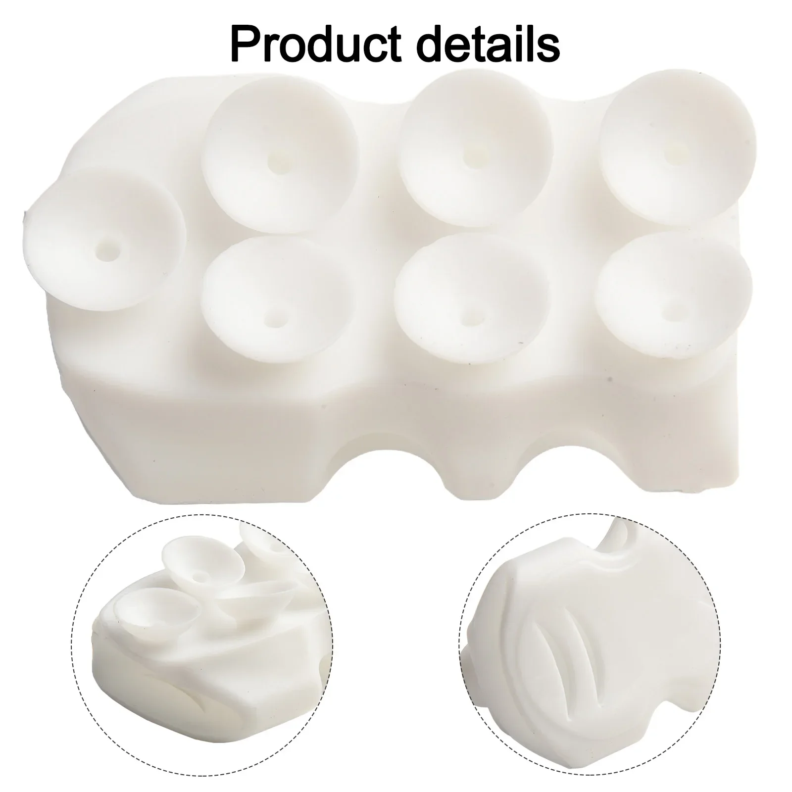 Suction Cup Shower Sucker Home Removable Strong Suction Washing 7.5 * 4 * 2.5cm Bathroom Convenient Excellent Material