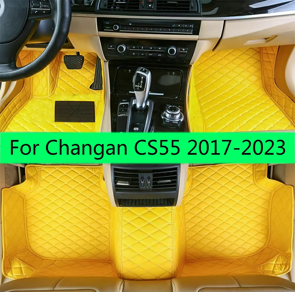 

Автомобильные коврики для Changan CS55 2023 2022 2021 2020 2019 2018 2017 футовые коврики пользовательские аксессуары для стайлинга интерьерные изделия