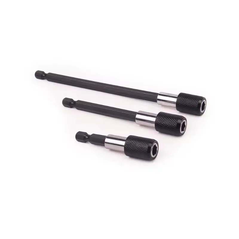 3PCS Quick Transfer Rod Screwdriver Extension Rod Tool  Hexagonal Quick Release Self-locking Extension Rod Electric Drill Driver