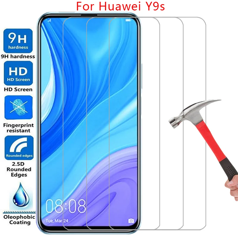 tempered glass screen protector case for huawei y9s cover on huaweiy9s y9 s y 9s ys9 9ys coque huawey huwei hawei huawe huawi