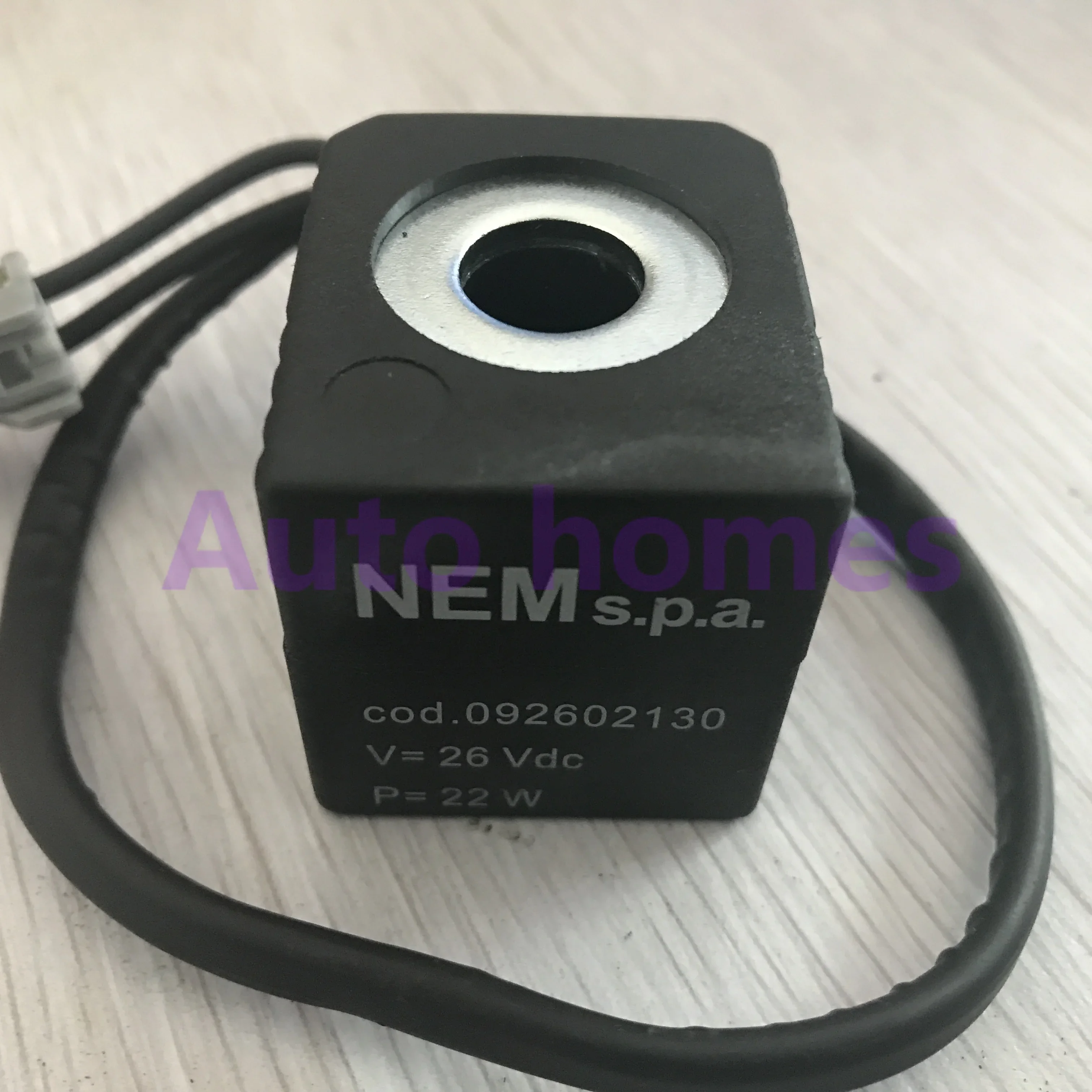 NEM S.p.a Excavator Solenoid Valve Coil REXROTH Lovol Excavator Fittings Coil Rotary Safety Lock Pilot Inner 13mm,Height 38.5mm