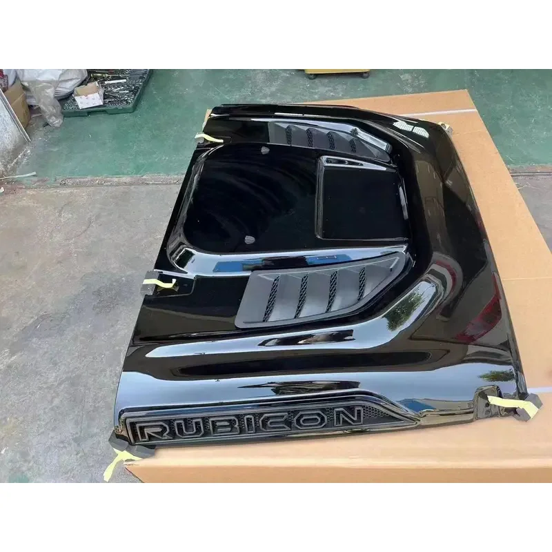 NTRIX Desert Storm Style Black Steel Engine Hood Bonnet Fo Wrangler JK 2007-2017 / JL 2018