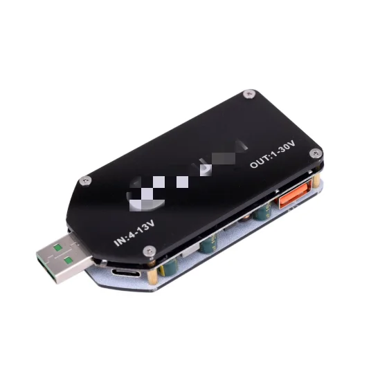 CNC USB adjustable voltage regulator power module, constant voltage and constant current mobile boost line fan speed controller